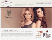 Tablet Screenshot of beautyroomeastwood.co.uk
